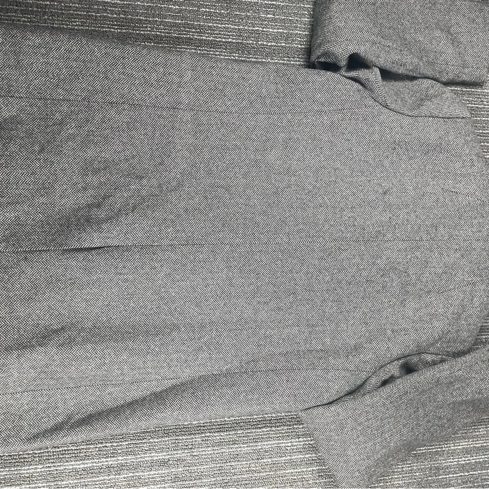 Madewell Gray Herringbone Blazer  Size M Wool Blend - Picture 2 of 9